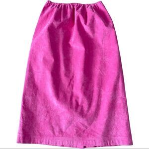 Tailored x Da-Rue FACILE Ultrasuede Brand Fabric Vintage Column Midi Skirt SMALL
